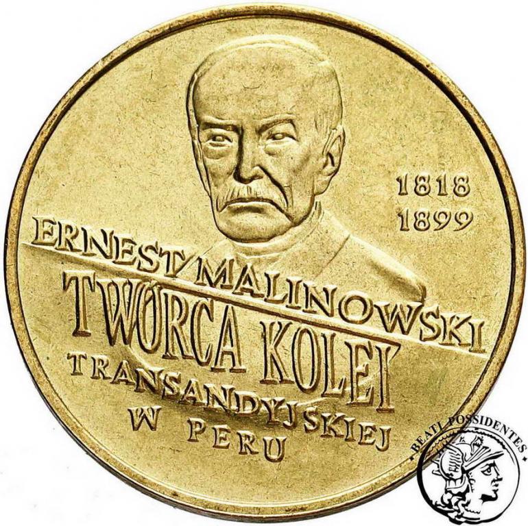 Polska III RP 2 złote 1999 Malinowski st.1/1-