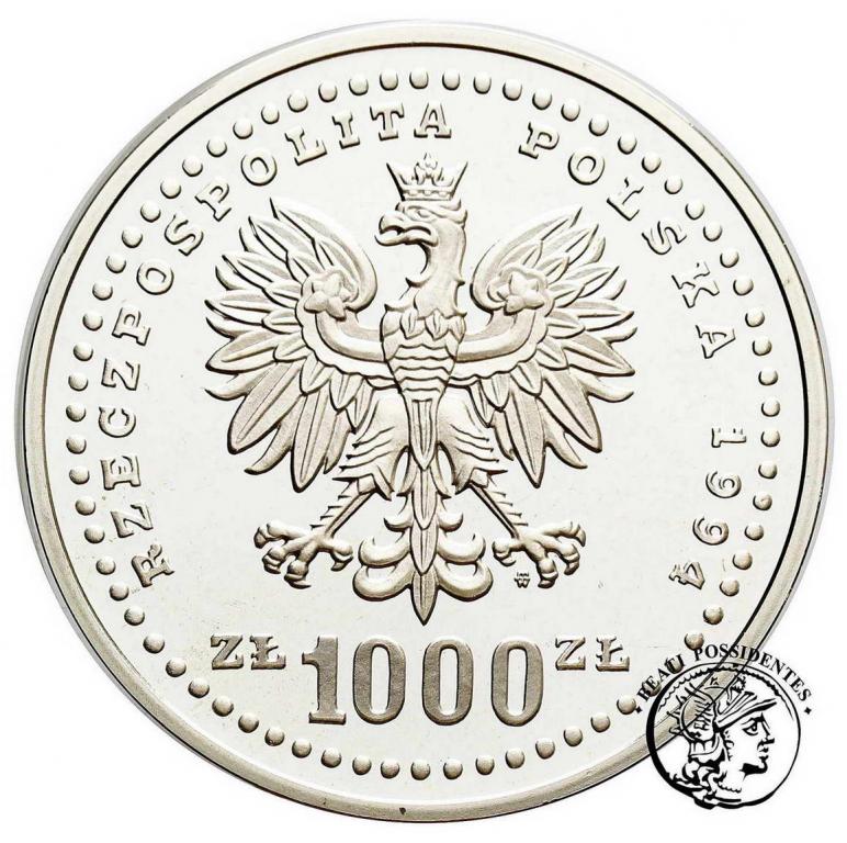 Polska III RP 1000 złotych 1994 FIFA USA st. L