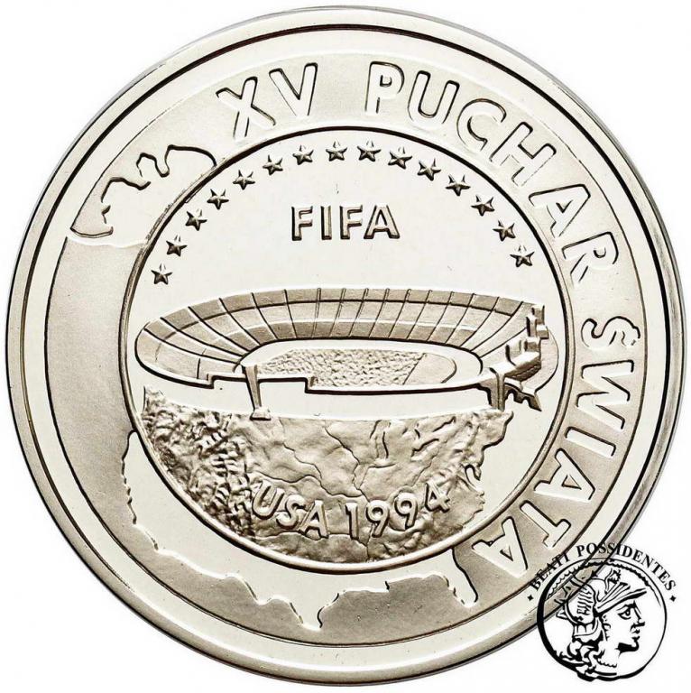 Polska III RP 1000 złotych 1994 FIFA USA st. L