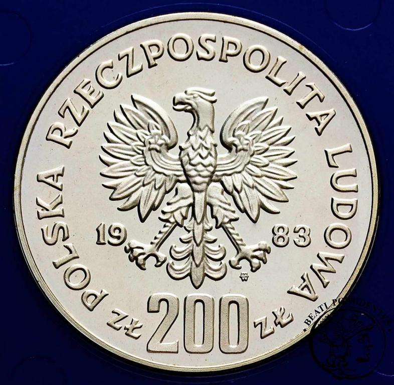 Polska PRL 200 złotych 1983 Odsiecz Wiedeńska st L