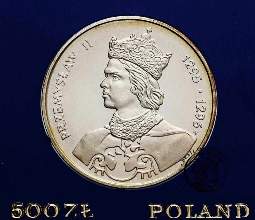 Polska PRL 500 złotych 1985 Przemysław II st. L