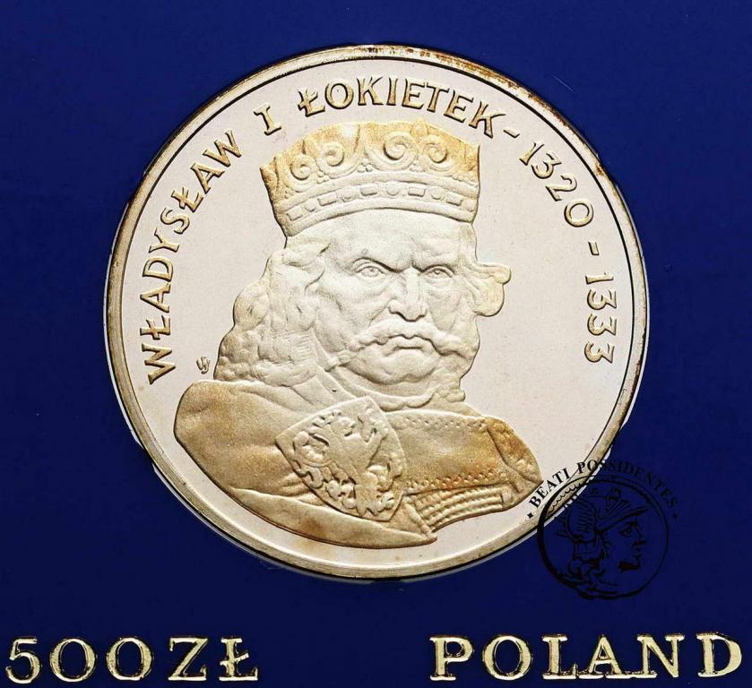 Polska PRL 500 złotych 1986 Łokietek st. L