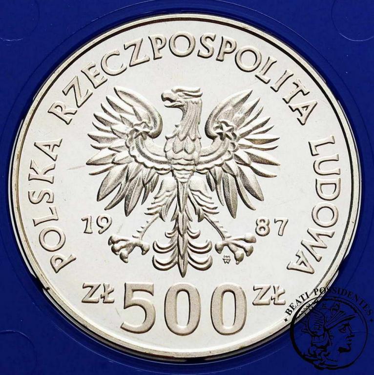 500 złotych 1987 Igrzyska Olimp. Seul st. L