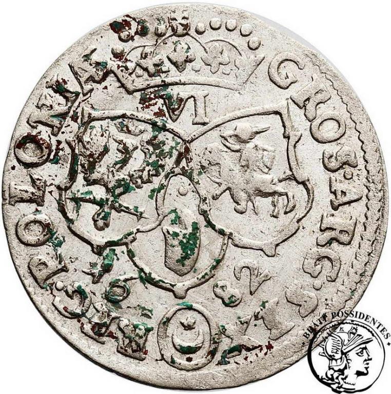 Polska Jan III Sobieski szóstak koronny 1682 st.2-