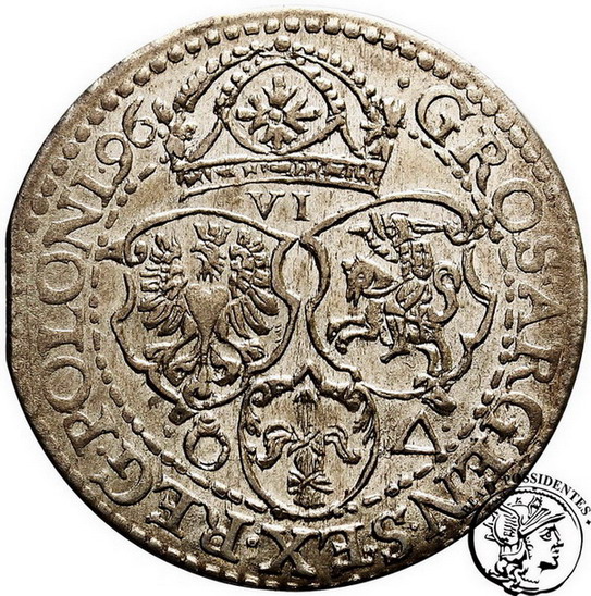 Polska Zygmunt III Waza 1596 szóstak Malbork st.2+
