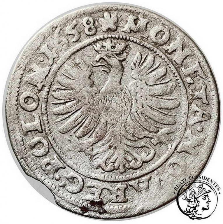 Polska Jan Kazimierz 3 krajcary 1658 st. 3