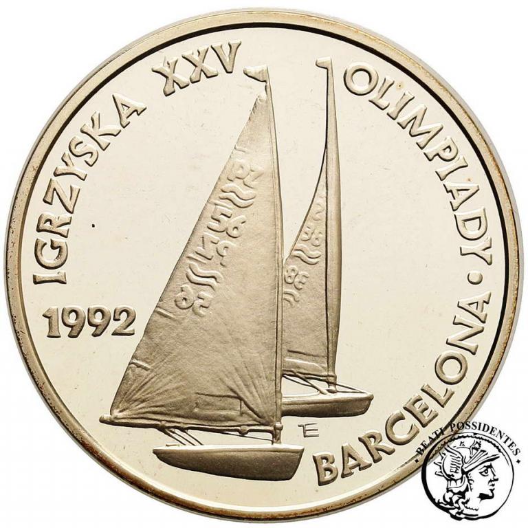 Polska III RP 200 000 złotych 1991 Barcelona st.L