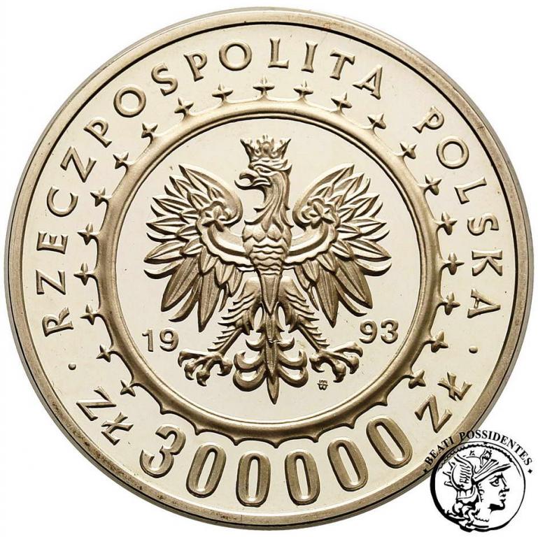 300 000 złotych 1993 Zamek w Łańcucie st.L/L-