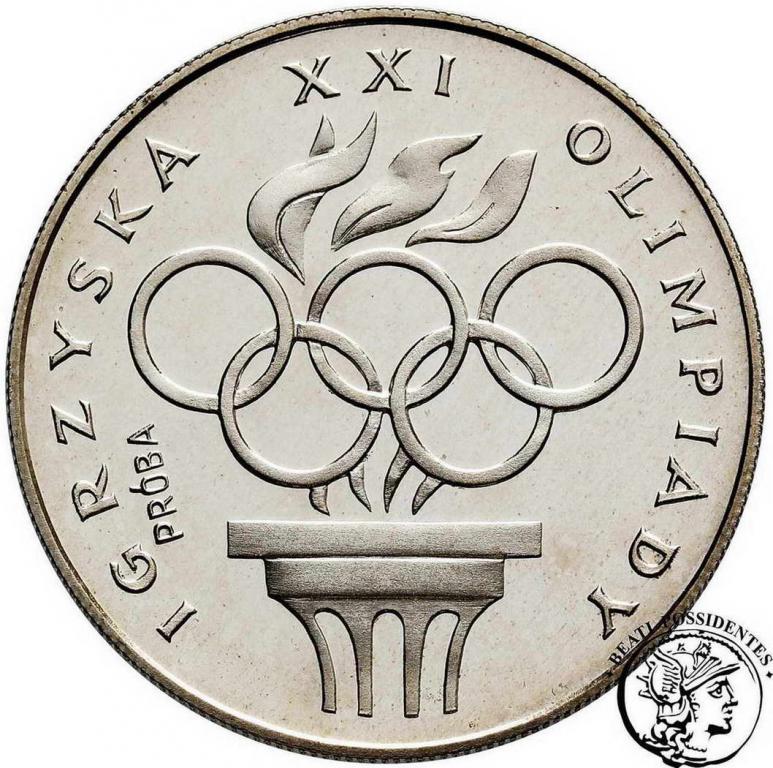 PRÓBA SREBRO 200 złotych 1976 Olimpiada st.L