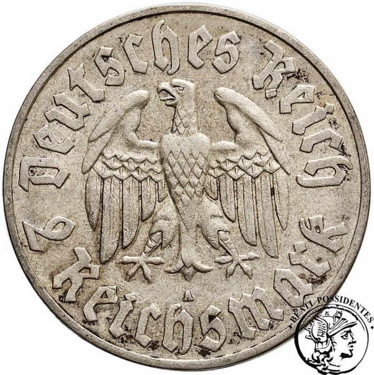 Niemcy III Rzesza 2 marki 1933A Luther st. 3