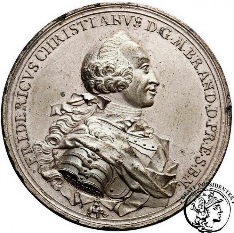 Niemcy Brandenburg - Bayreuth medal 1763 st. 3+