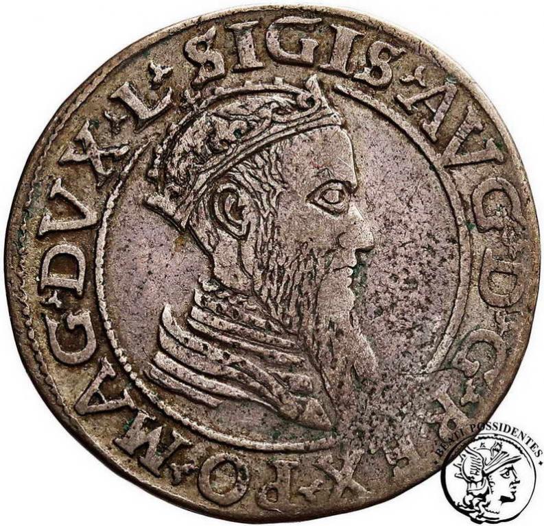 Polska Zygmunt II August czworak lit 1567 Wilno s3