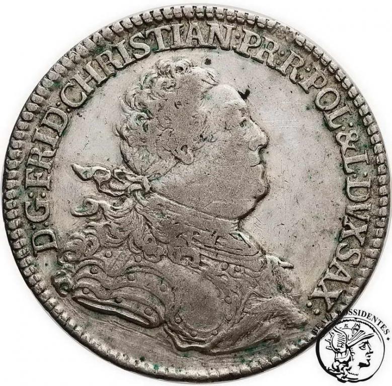 Polska Fryderyk Christian gulden 1763 st. 3