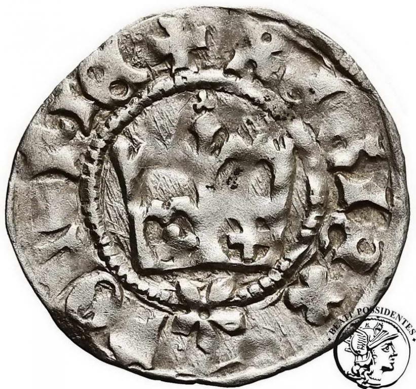 Kazimierz Jagiell. półgrosz kor 1447-1492 st. 3
