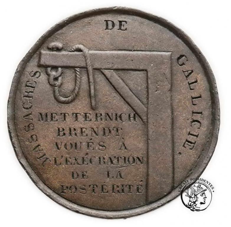 Polska Medal 1846 Rzeź Galicji st. 3-