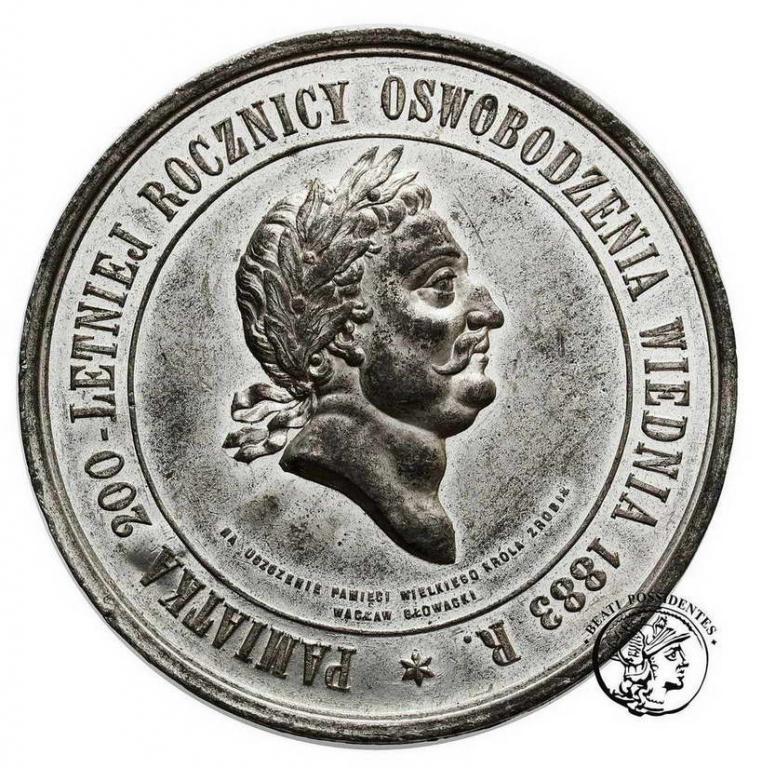 Polska medal 1883 Jan III Sobieski st. 2