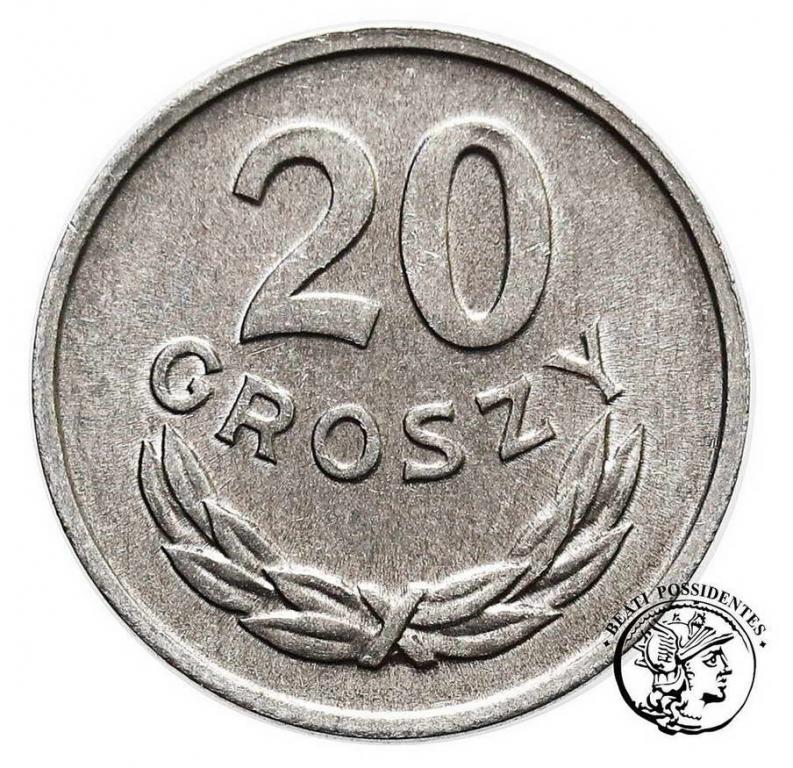 Polska PRL 20 groszy 1962 st.1