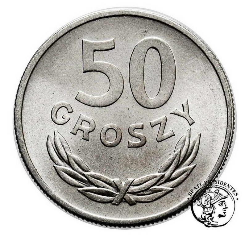 Polska PRL 50 groszy 1949 Al st.1