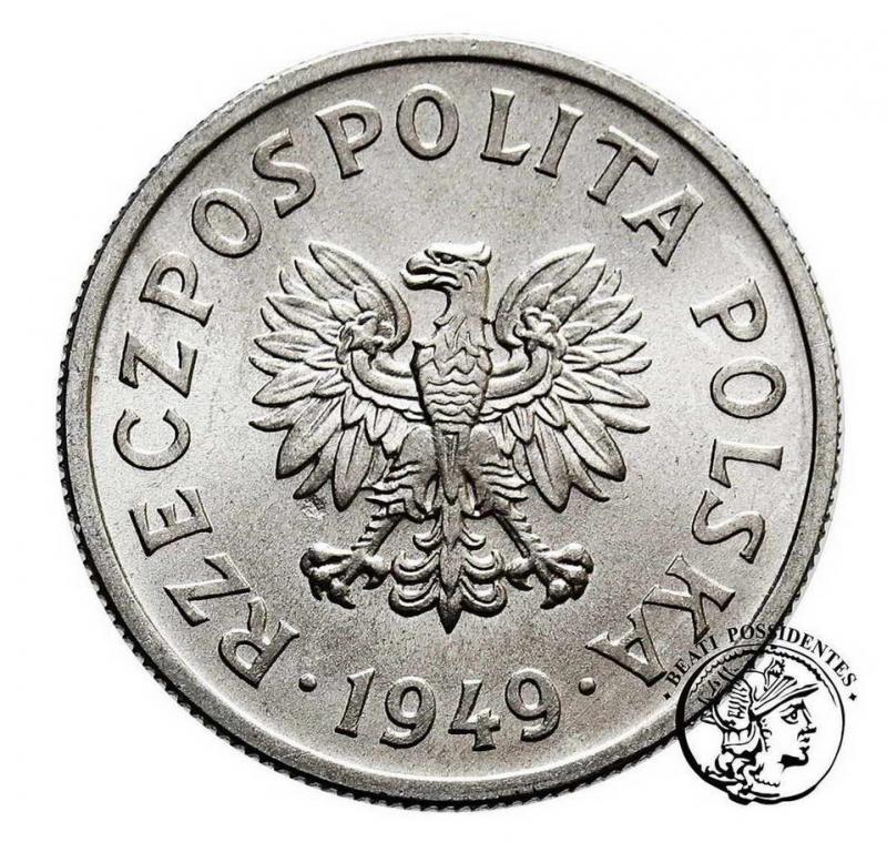 Polska PRL 50 groszy 1949 Al st.1