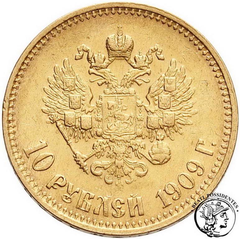 Rosja Mikołaj II 10 Rubli 1910 st. 2