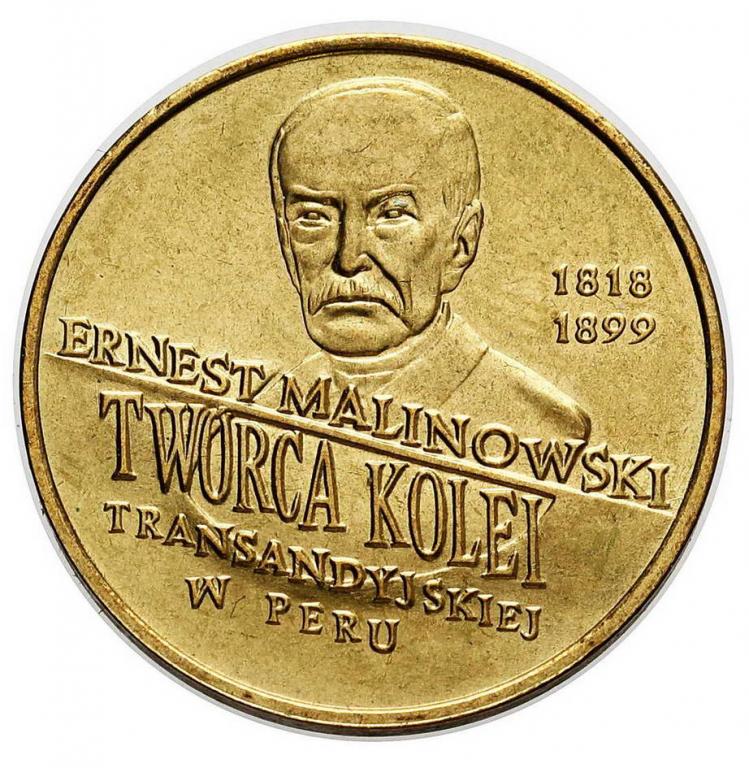 Polska III RP 2 złote 1999 Malinowski st.1-/2+