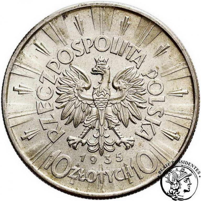Polska II RP 10 złotych 1935 Piłsudski st. 1-