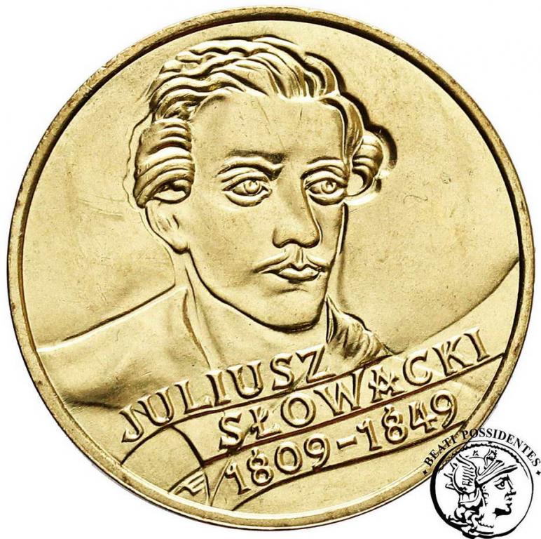 Polska III RP 2 złote 1999 Słowacki st.1-/2+