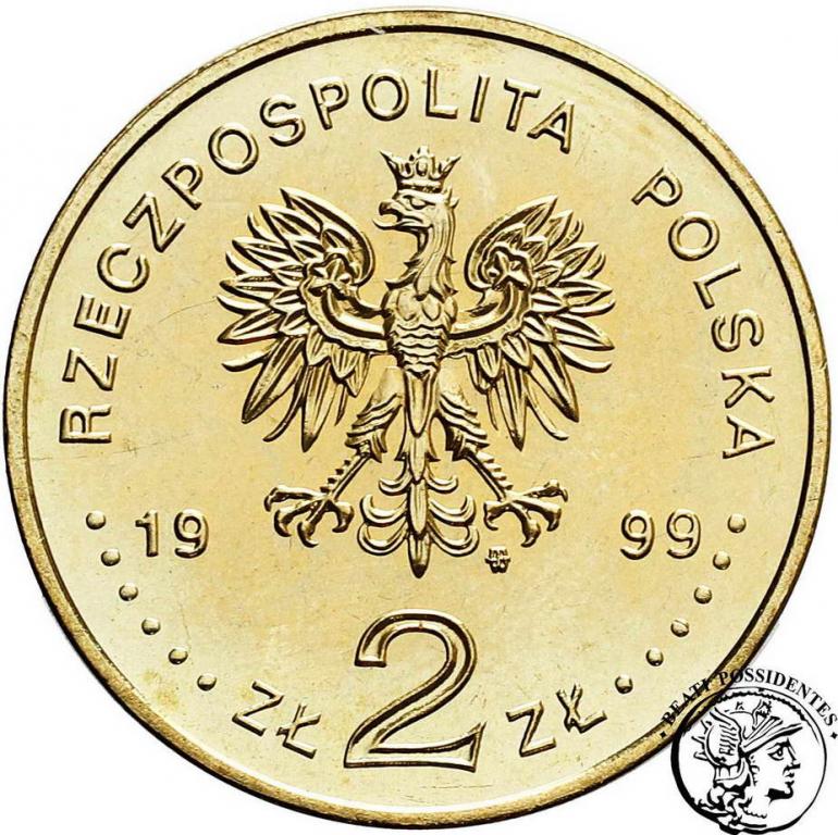 Polska III RP 2 złote 1999 Słowacki st.1-/2+