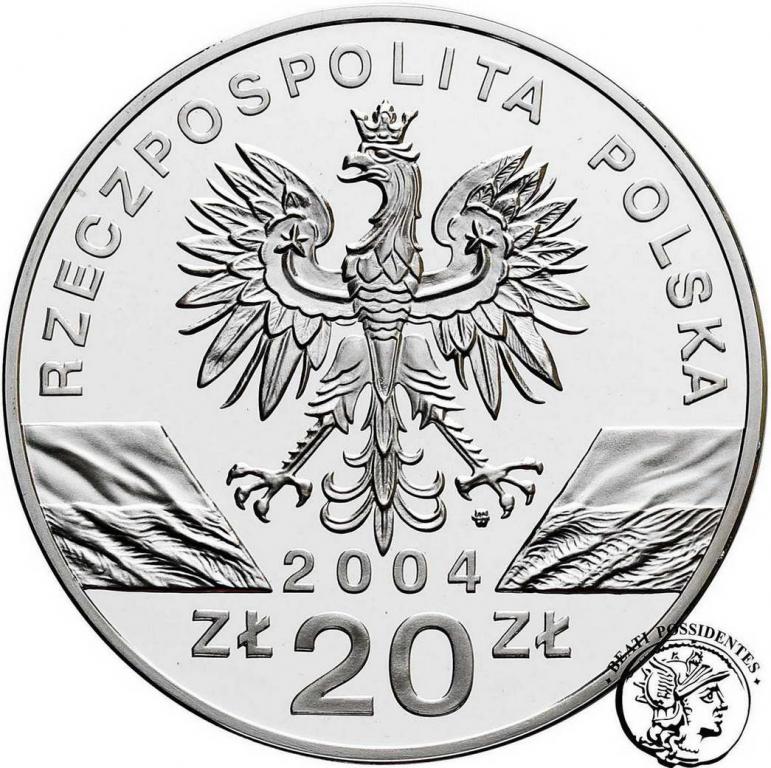 Polska III RP 20 złotych 2004 Morświn st.L