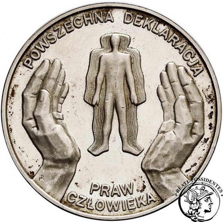III RP 10 złotych 1998 Prawa Człowieka st. L-