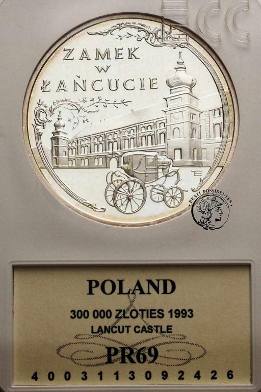 300 000 złotych 1993 Zamek w Łańcucie GCN PR69
