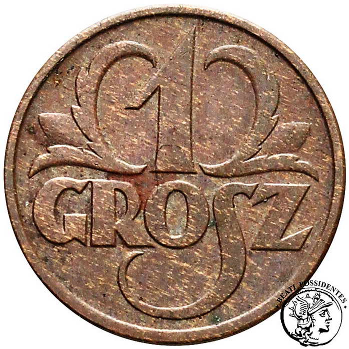 Polska 1 grosz 1932 st. 2-