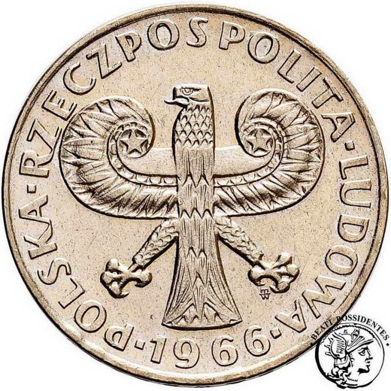 Polska 10 złotych 1966 Mała Kolumna st. 2+