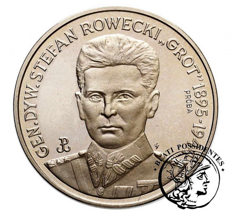 PRÓBA Nikiel 200000 złotych 1990 Rowecki Grot st.L
