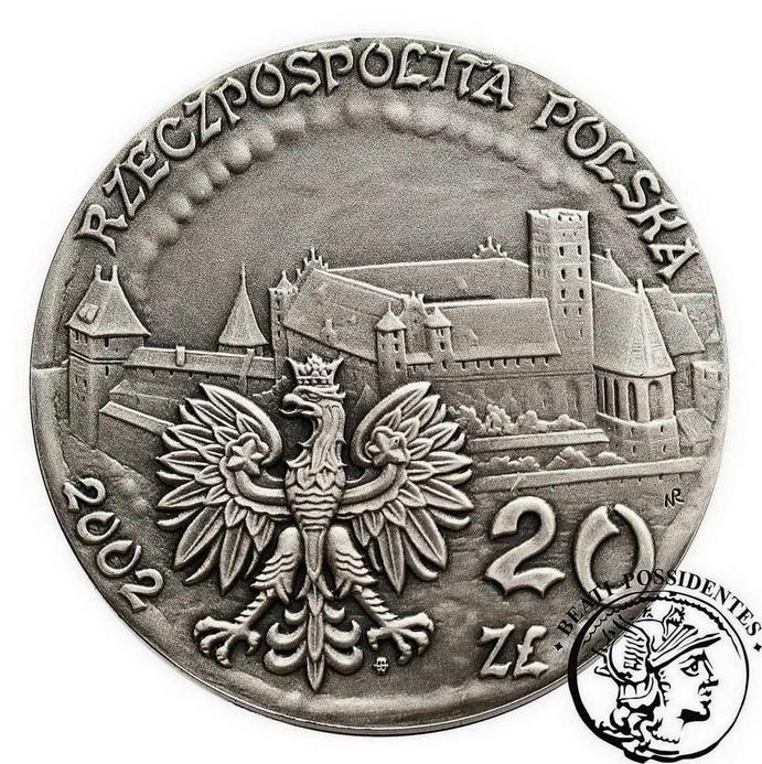 Polska 20 złotych Zamek w Malborku 2002 st. L