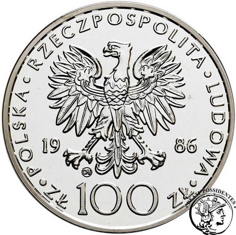 Polska 100 złotych 1986 Jan Paweł II st. 1