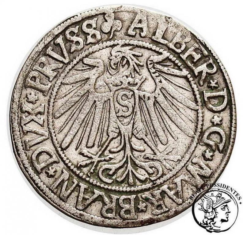 Polska Prusy Książęce grosz 1541 Królewiec st. 3