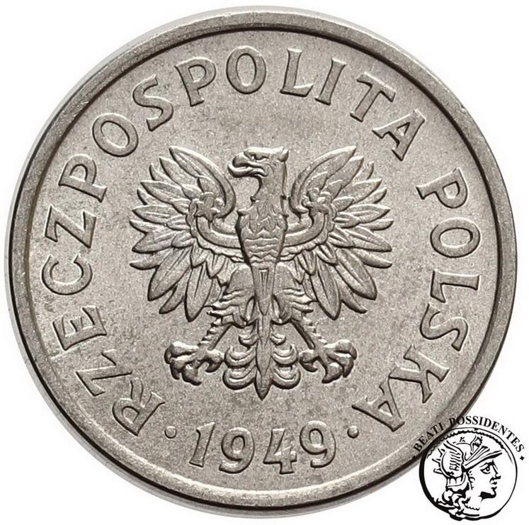 Polska PRL 20 groszy 1949 Al st. 1