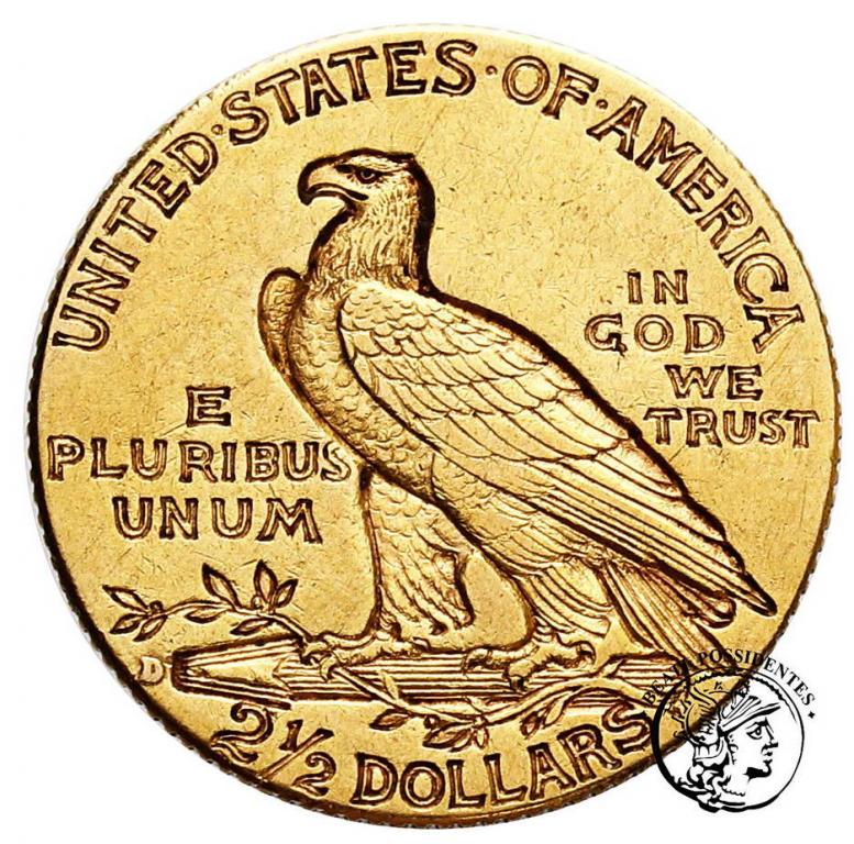 USA 2 1/2 $ dolara 1914 Denver st. 3+
