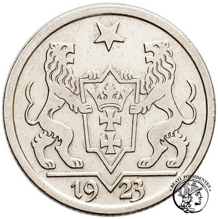 Polska Wolne Miasto Gdańsk 1 Gulden 1923 st.3