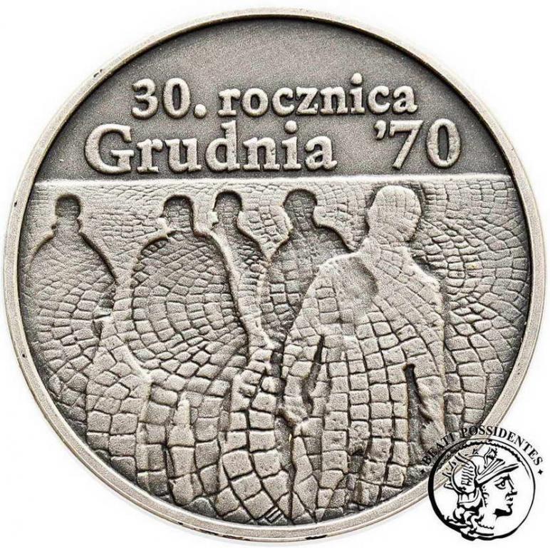 III RP 10 złotych 2000 Rocznica Grudnia '70 st.1