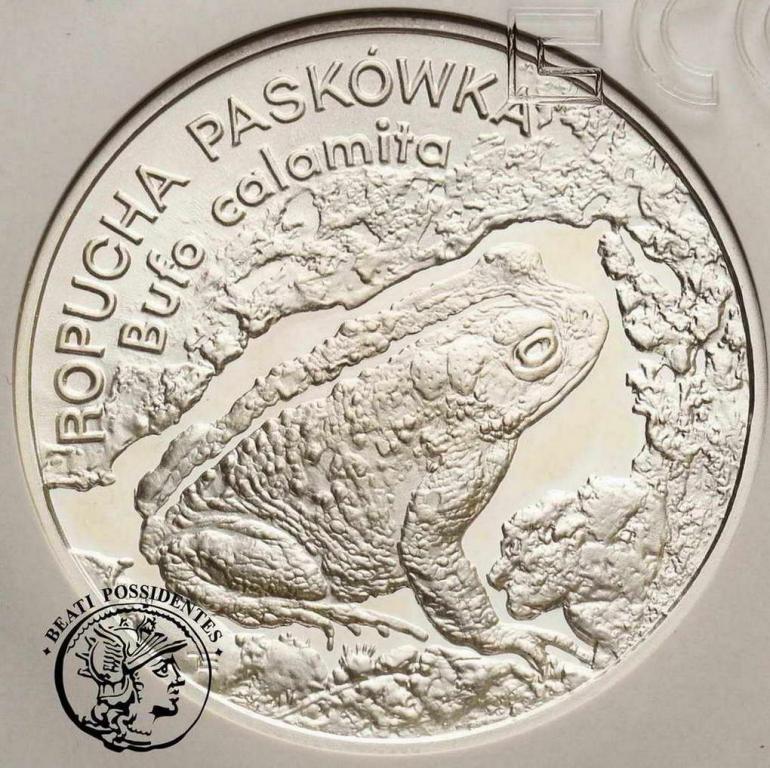 Polska III RP 20 złotych 1998 Ropucha GCN PR69