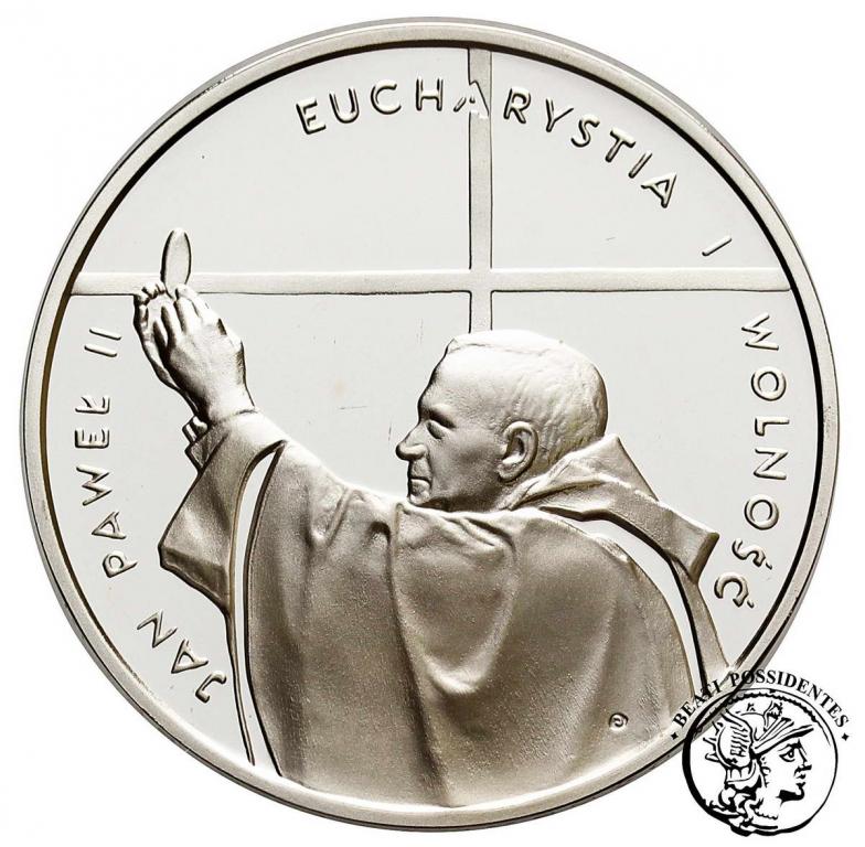 III RP 10 złotych 1997 JP II Eucharystia st.L