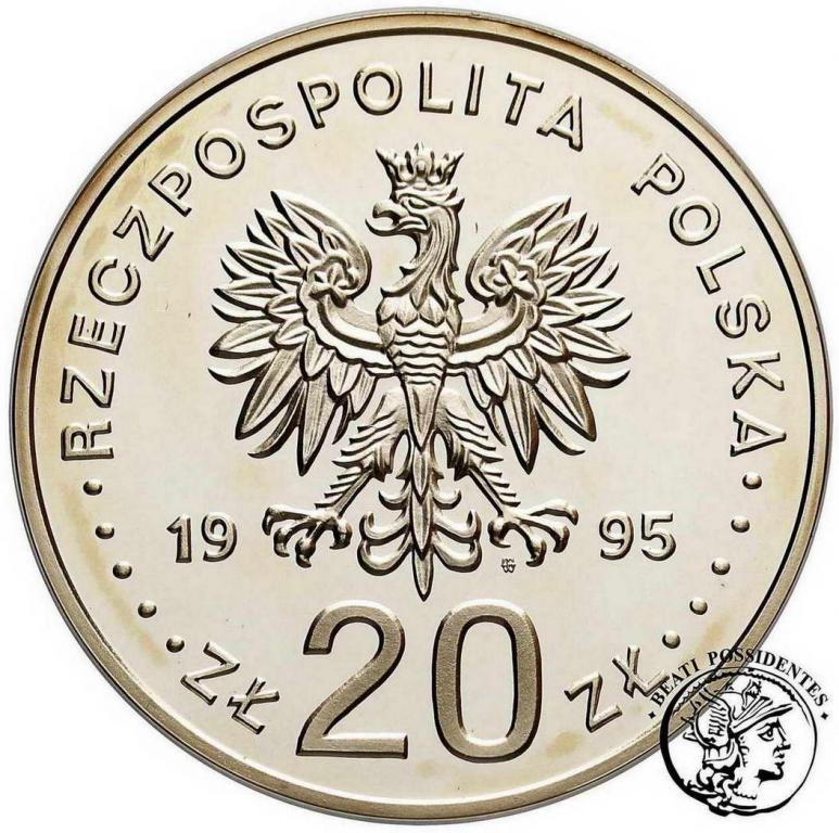 Polska III RP 20 zł 1995 Województwo Płockie st.L