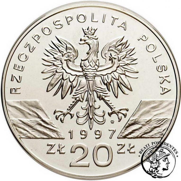 Polska III RP 20 złotych 1997 jelonek rogacz st.L-