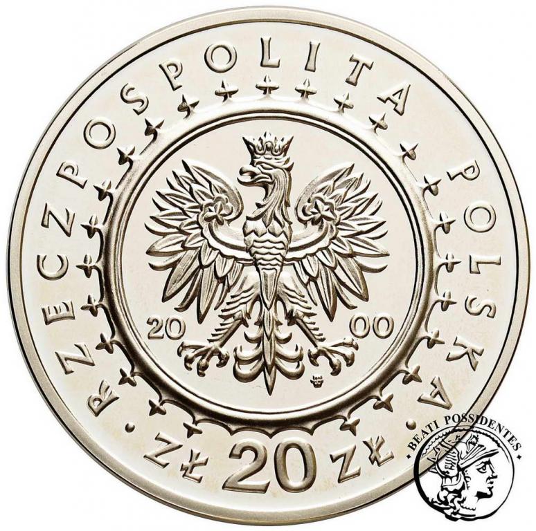 Polska III RP 20 zł 2000 Pałac w Wilanowie st.L