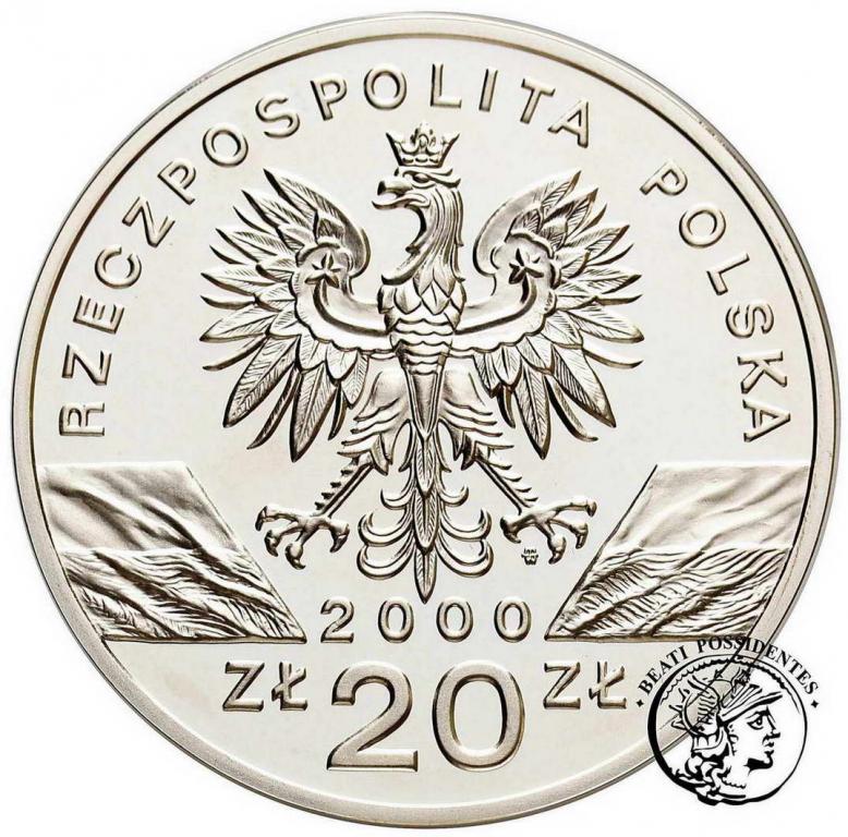 Polska III RP 20 złotych 2000 Dudek st.L