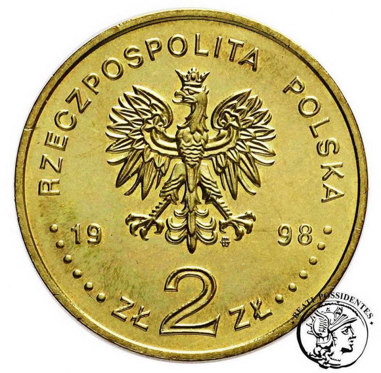 Polska III RP 2 złote 1998 Niepodległość st.1