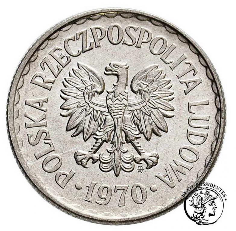 Polska PRL 1 złoty 1970 st. 1