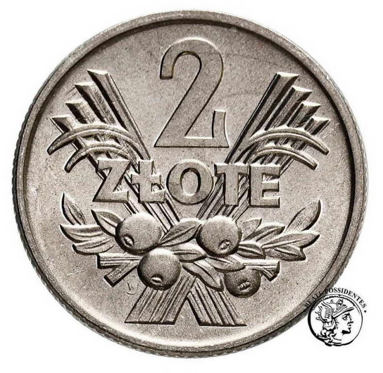 Polska PRL 2 złote 1960 Al st. 1